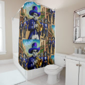 マリーアチの死んだシャワーの日 シャワーカーテン (インサイチュ)