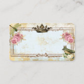 マリーアフランスのントイインスパイアネットの結婚粗末な プレイスカード (正面)