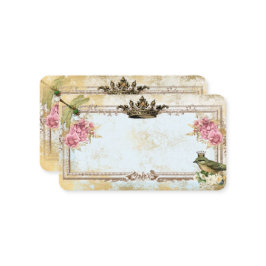 マリーアフランスのントイインスパイアネットの結婚粗末な プレイスカード