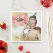 マリーアントイフランスのネッインスパイアトシャビーパーティー スタンダードランチョンナプキン (インサイチュ)