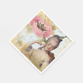 マリーアントイフランスのネッインスパイアトシャビーパーティー スタンダードランチョンナプキン (角)