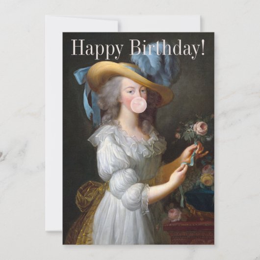 マリーアントイ吹ネットのバブルガム 招待状 (正面)