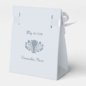 マリーアントイ結婚ネットのロココダスティブルー フェイバーボックス (裏面サイド)