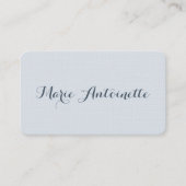 マリーアントイ結婚ネットのロココダスティブルー プレイスカード (正面)