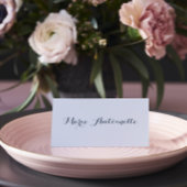 マリーアントイ結婚ネットのロココダスティブルー プレイスカード