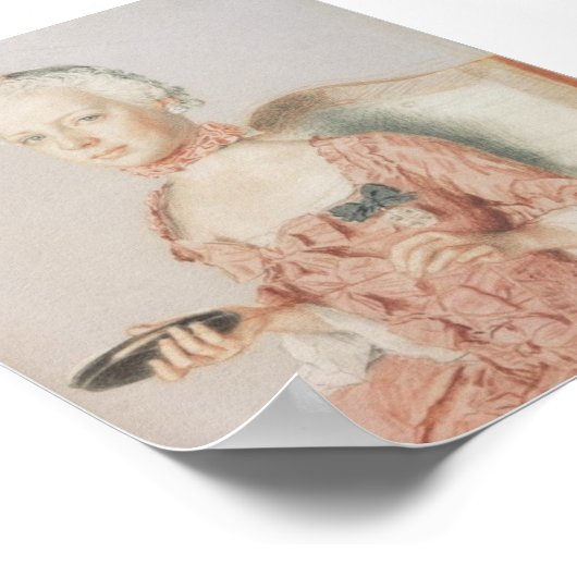 マリーアントニアフォンエステレイヒ – ジャン – エティエンヌリオタール ポスター (角)