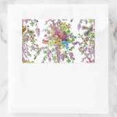 マリーアントワネットのブードワール 長方形シール (バッグ)