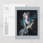 マリーアントワネットエリザベットヴィジレブランファインアート ポストカード (正面/裏面)