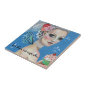 マリーアントワネットカップケーキクイーンタイル タイル (側面)