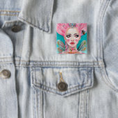 マリーアントワネットカップケーキ妖精の国- Queen Bee 缶バッジ (インサイチュ)