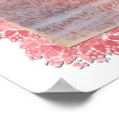 マリーアントワネットカップケーキ&バードポスタープリント ポスター (角)