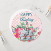 マリーアントワネットクイーンオブフランスハッピーバースデー カード (正面/裏面インサイチュ)