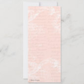 マリーアントワネットピンクパーティーアットベルサイユ 招待状 (裏面)