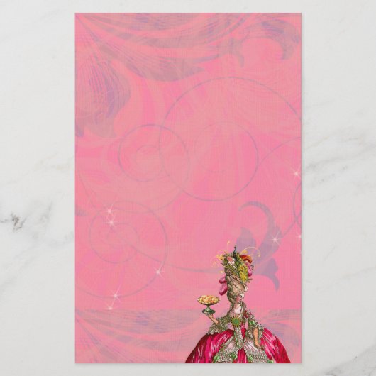 マリーアントワネットピーコックペーストリー 便箋 (正面)