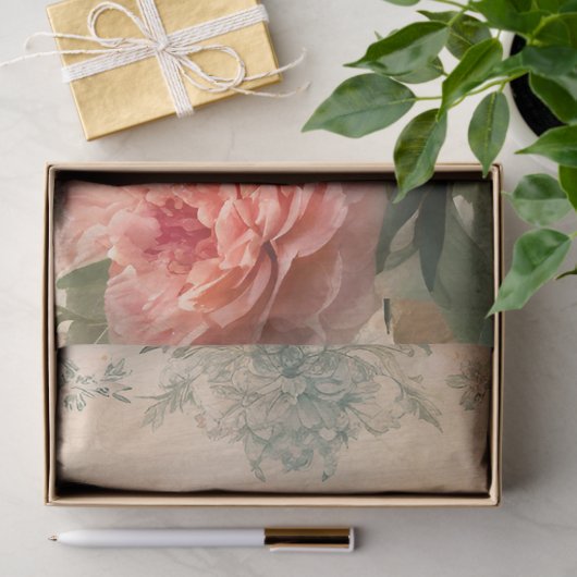 マリーアントワネットフローラフランスのエフェメラデクページ 薄葉紙 (ギフト)