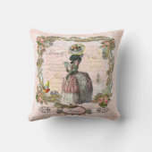 マリーアントワネットブラックポードルピロー クッション (裏面)