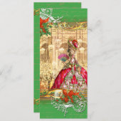 マリーアントワネットベルサイユクリスマスティーパーティー 招待状 (正面/裏面)