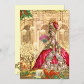 マリーアントワネットベルサイユクリスマスティーパーティー 招待状 (正面/裏面)