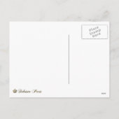 マリーアントワネットポートレートポストカードクリスマスバラ シーズンポストカード (裏面)