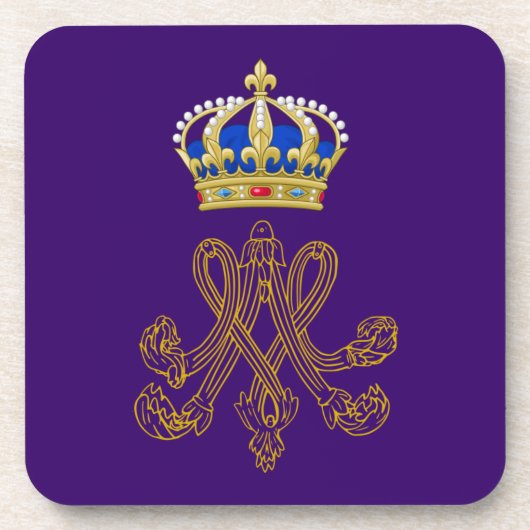 マリーアントワネットモノグラム コースター (正面)
