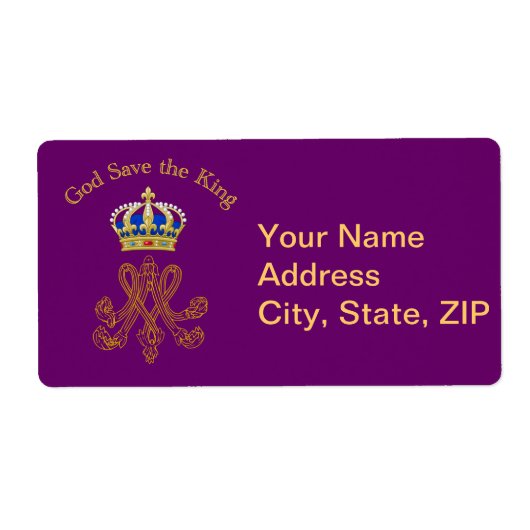 マリーアントワネットモノグラム ラベル (正面)