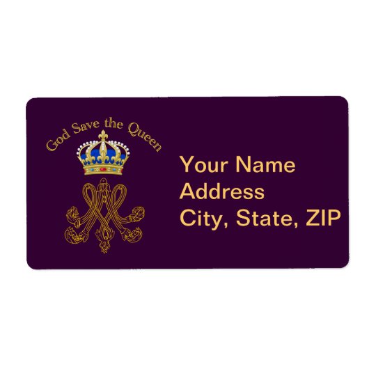 マリーアントワネットモノグラム ラベル (正面)