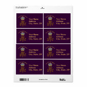 マリーアントワネットモノグラム ラベル (フルシート)