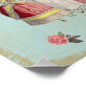 マリーアントワネットレディースパリフランスのプリント ポスター (角)