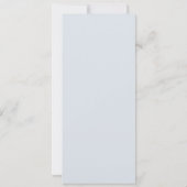 マリーアントワネットロココダスティブルー結婚ズ 招待状 (裏面)