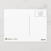 マリーアントワネットロココピアノハガキ ポストカード (裏面)