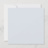 マリーアントワネットロココブルー結婚式招待状 (裏面)