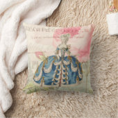 マリーアントワネットヴィンテージフランスの装飾用クッション クッション (ブランケット)