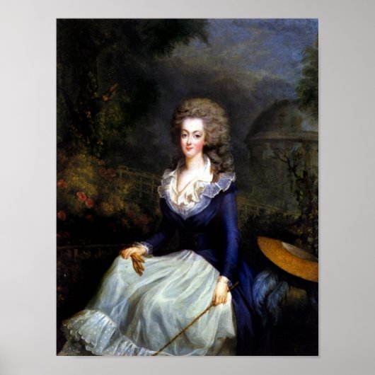 マリーアントワネット信心深いルテンプルダゴティ ポスター (正面)