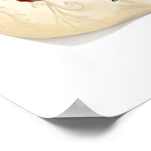 マリーアントワネット原稿プリント ポスター (角)