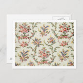 マリーアントワネット女王のためにパラで織られた布 ポストカード (正面/裏面)