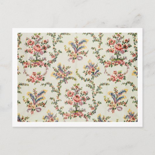 マリーアントワネット女王のためにパラで織られた布 ポストカード (正面)