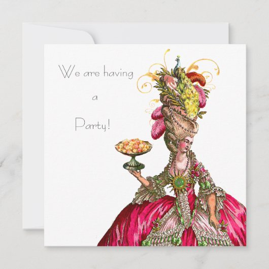 マリーアントワネット孔雀とケーキ (正面)