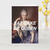 マリーアントワネット誕生日カード カード (黄色い花)