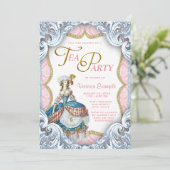 マリーアントワネット誕生日ティーパーティー 招待状 (スタンド正面)
