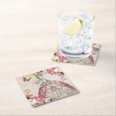 マリーアントワネット・ローズコースターAA スクエアペーパーコースター (インサイチュ)