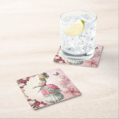 マリーアントワネット・ローズコースターC スクエアペーパーコースター (インサイチュ)