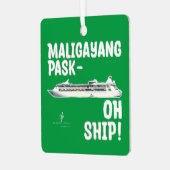 マリーガヤンPask-OH船！Gr/Slv変更クルーズ広場 メタルオーナメント (正面左)