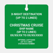 マリーガヤンPask-OH船！Gr/Slv変更クルーズ広場 メタルオーナメント (裏面)