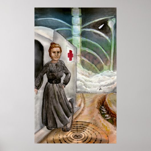 マリーキュリーアートプリント ポスター (正面)