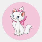 マリークラシック丸ステッカー ラウンドシール (正面)