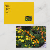 マリーゴールドの庭 名刺 (正面/裏面)