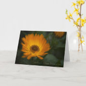 マリーゴールドの挨拶状 カード (黄色い花)