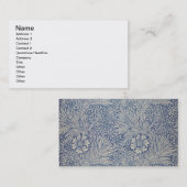 「マリーゴールド」の壁紙のデザイン1875年 名刺 (正面/裏面)