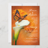 マリーゴールド&バタフライメキシコ結婚ズ 招待状 (正面)