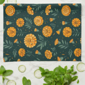 マリーゴ鮮やかーズ模様 キッチンタオル (折り畳み)